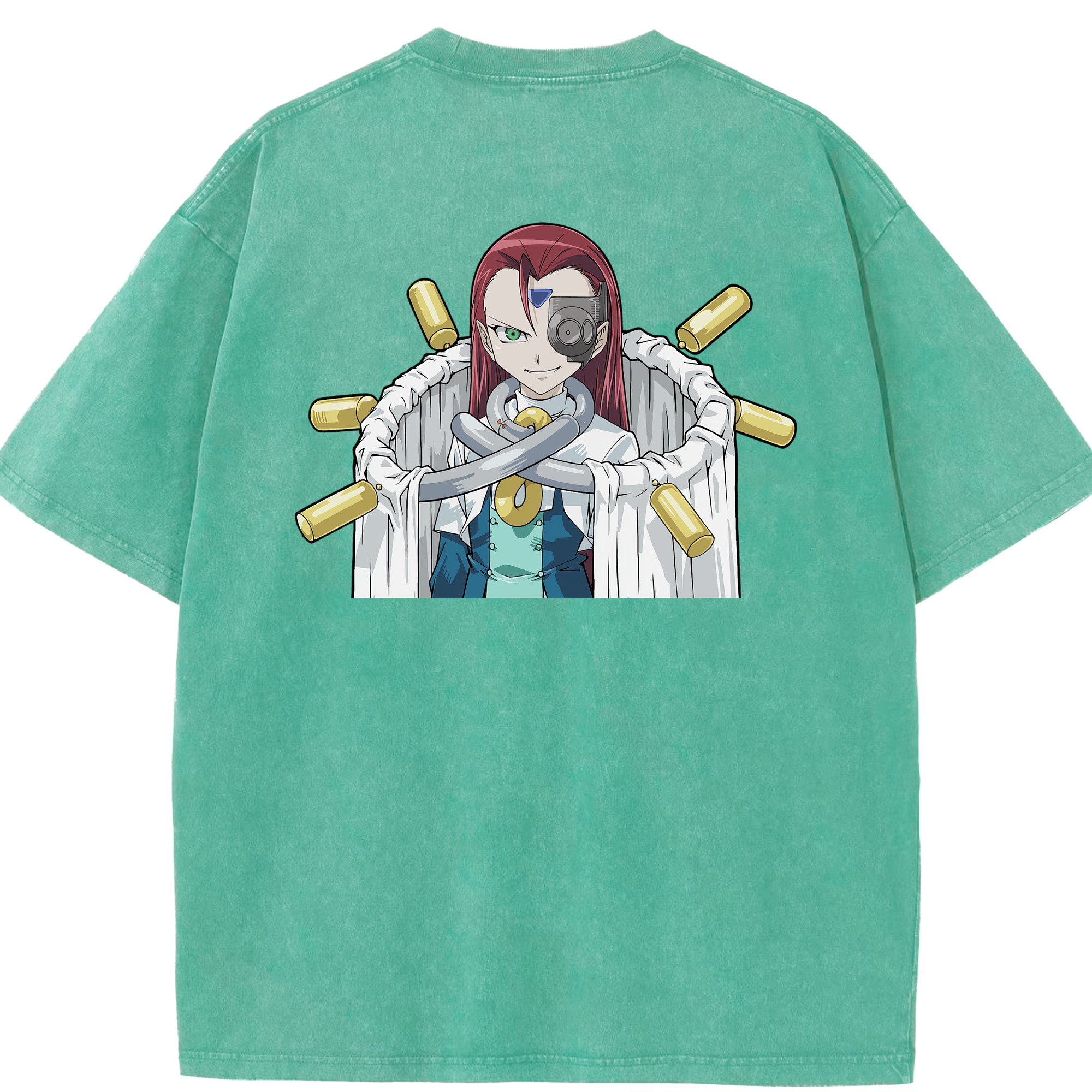 （画像用） 遊☆戯☆王 Yu-Gi-Oh! 綿100% ヴィンテージ風 半袖Tシャツ（背面プリント）